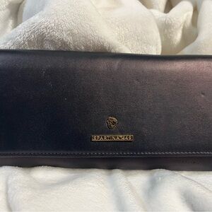 Spartina 449 Navy Long Wallet inside Floral Pattern Retired Snap Closure